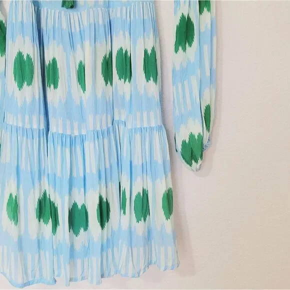 Oliphant Ikat dress with tassel drawstring Medium - Picture 5 of 8